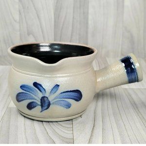 ROWE POTTERY WORKS Historical Collection 2002 POT W/SPOUT & HANDLE salt glaze
